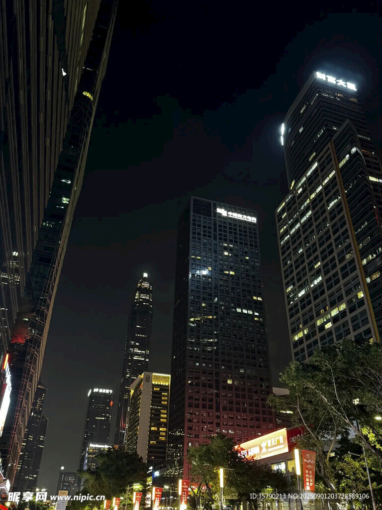 都市璀璨夜景