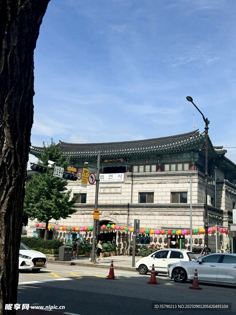 中式风格街边建筑