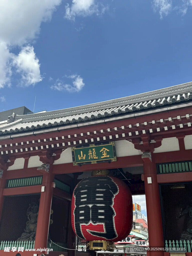 中式古建筑屋檐景观