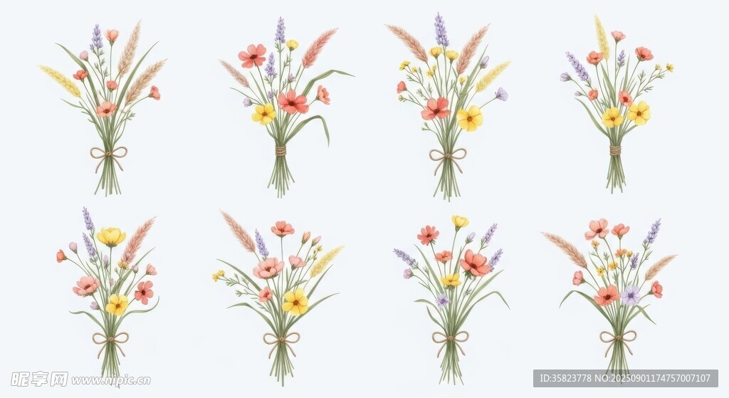 手绘花卉