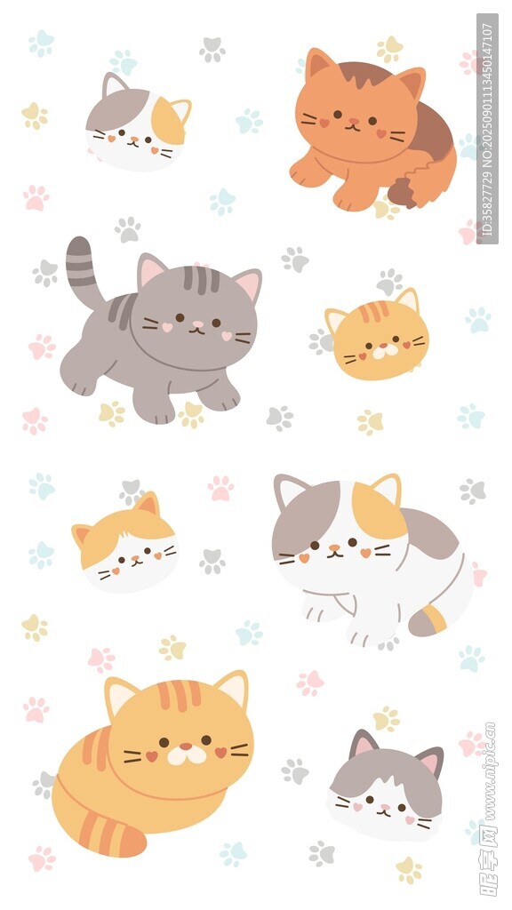 卡通猫咪