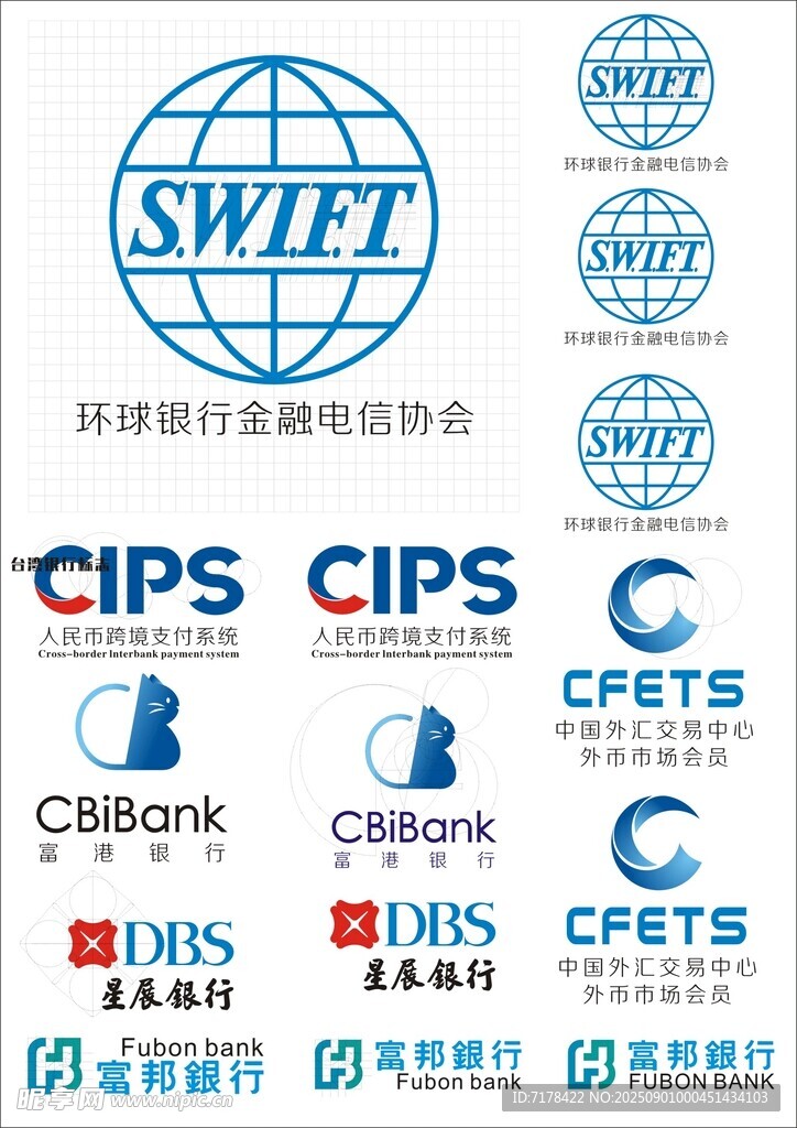 国际金融相关标志集合