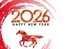 2026新年欢乐马主题图