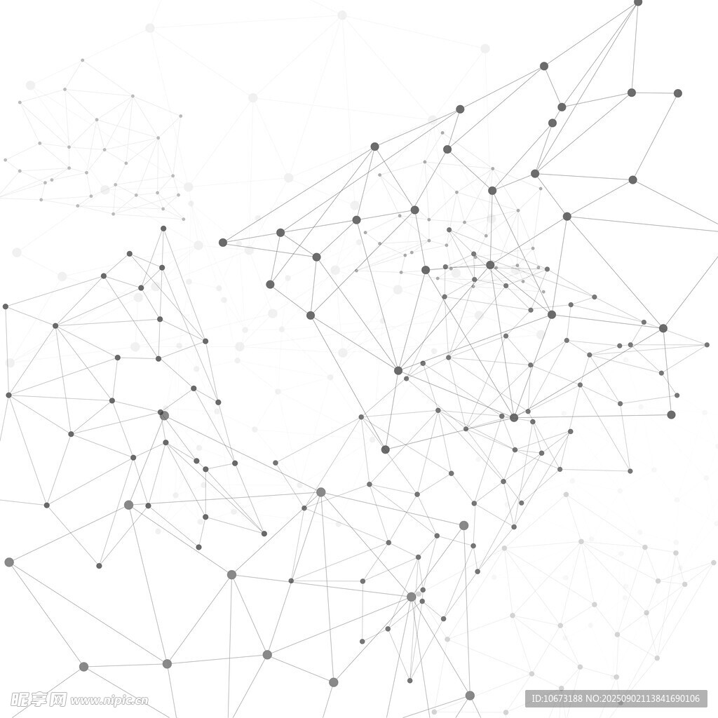 科技感点线构成抽象图案