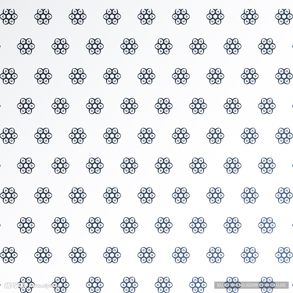 蓝白雪花图案背景纹理