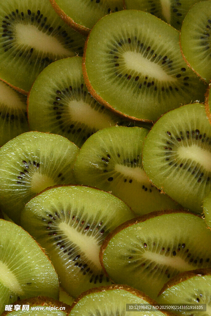 切片猕猴桃特写
