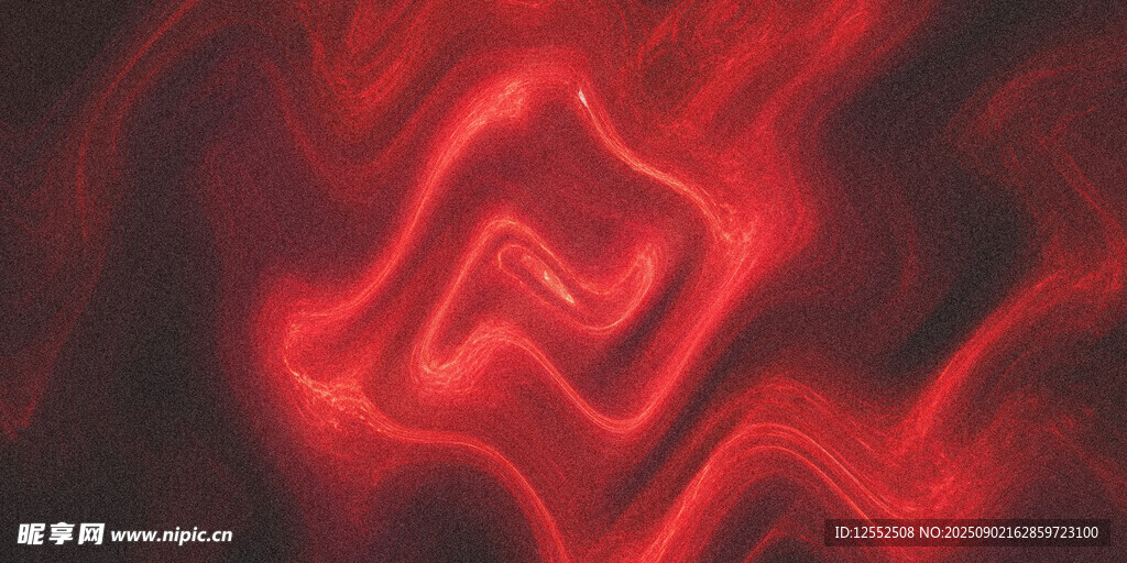 红色动感炫光波纹背景