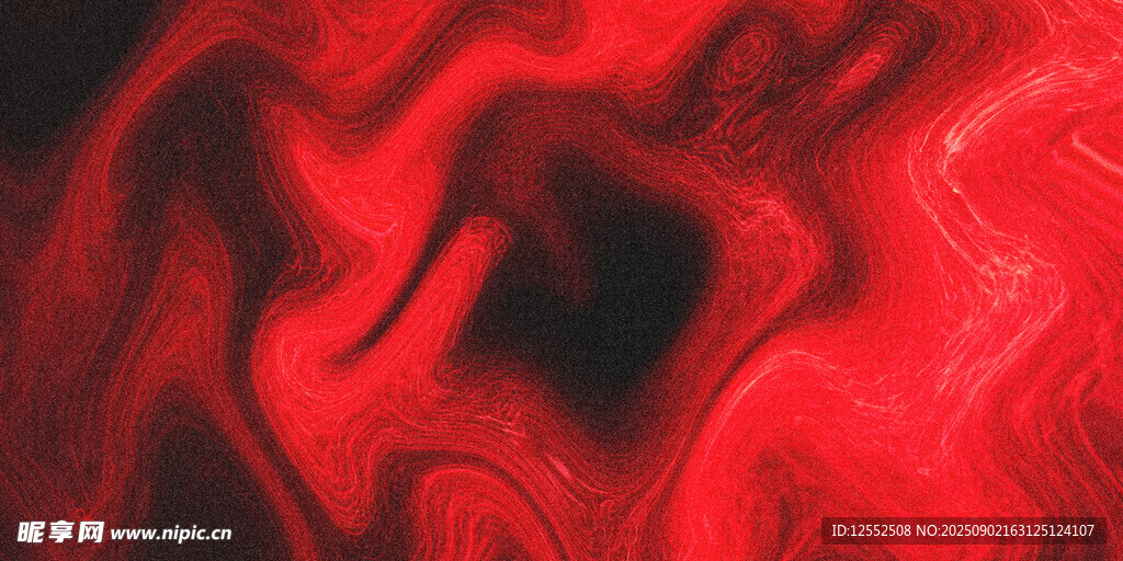 红色抽象纹理艺术画面