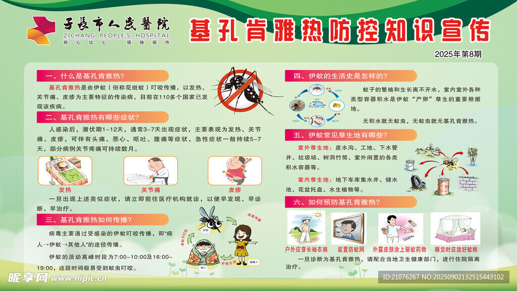 基孔肯雅热宣传 健康教育专栏
