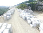大理石矿山堆场