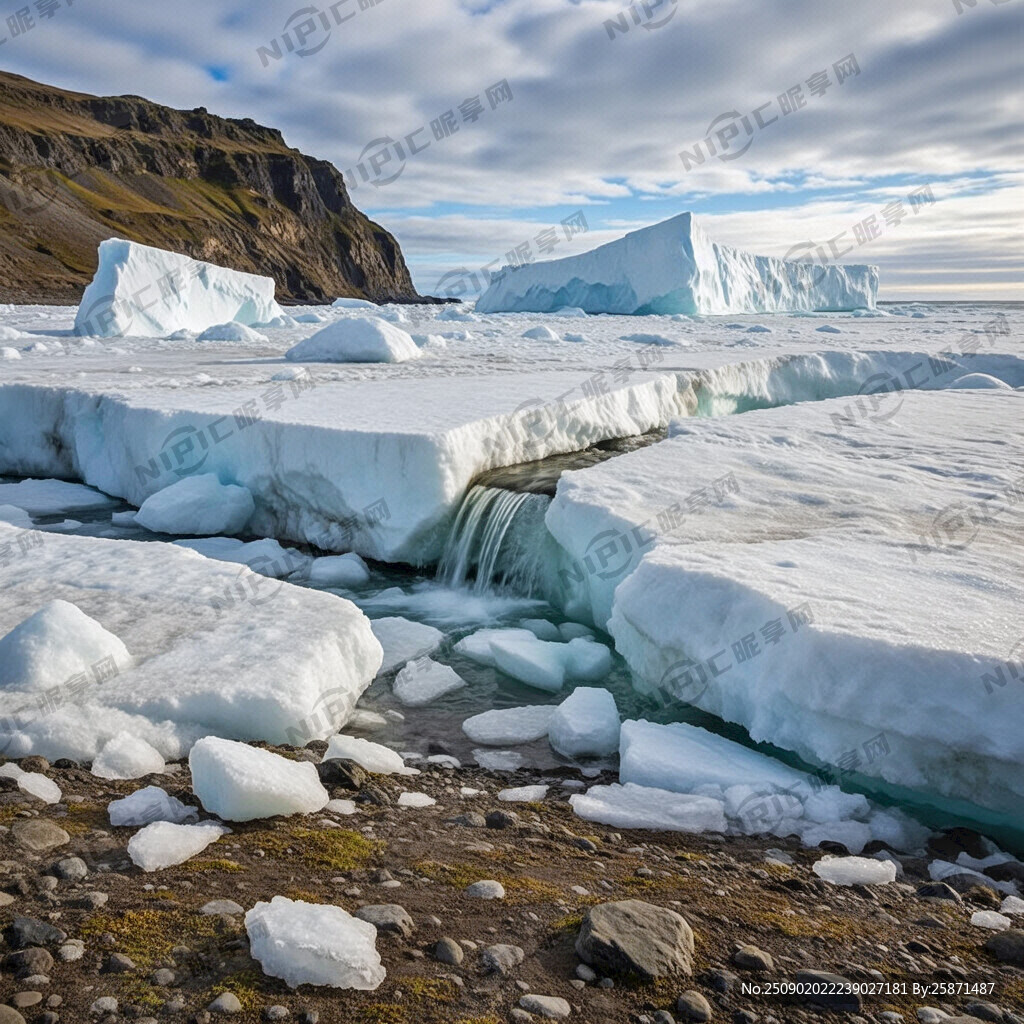 冰山融化