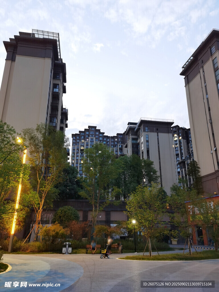 现代小区建筑景观