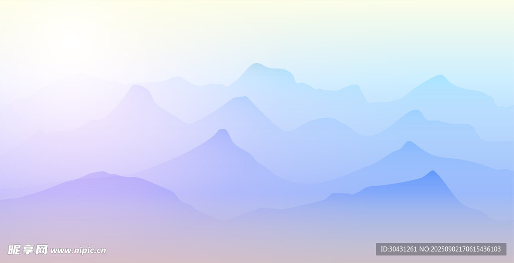 梦幻渐变几何背景