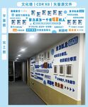走廊文化墙展示教育理念