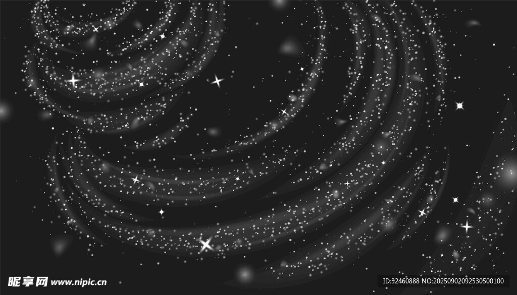 星空漩涡 梦幻宇宙景象