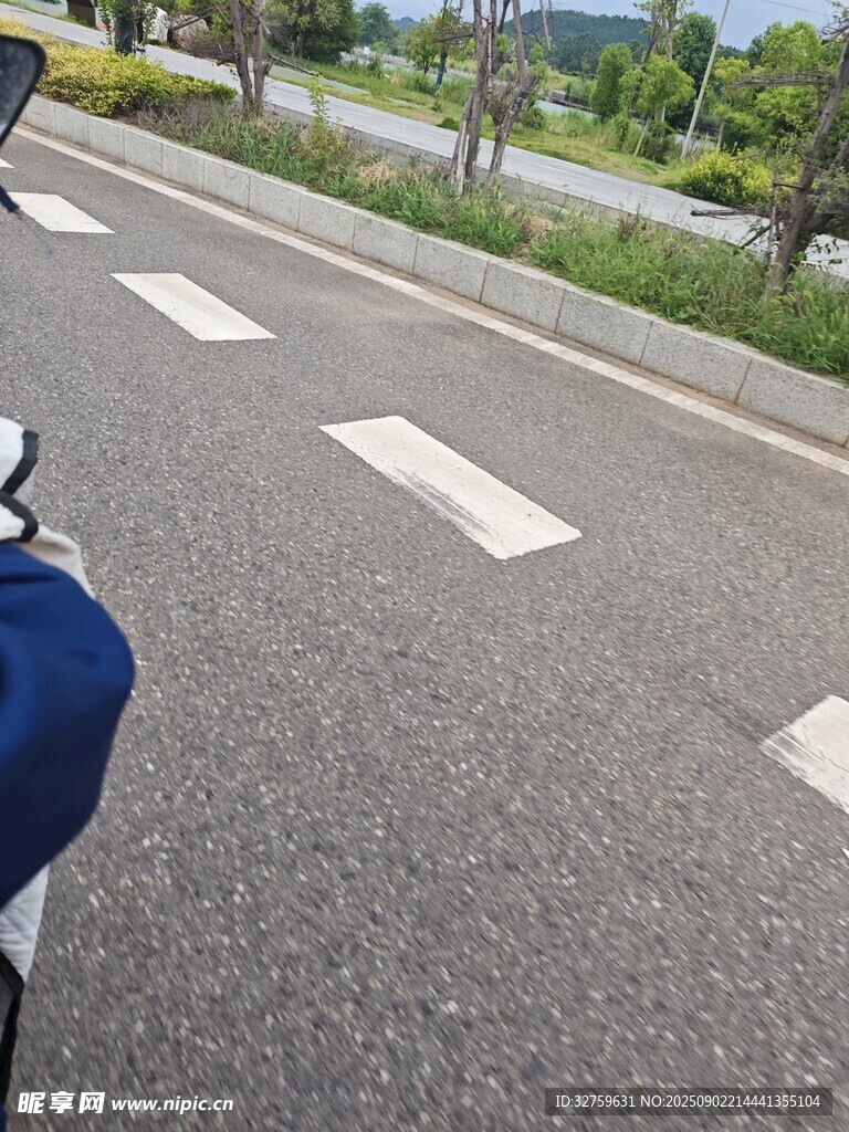 骑行视角下的道路景象