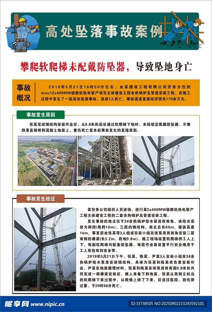 高处坠落事故案例警示