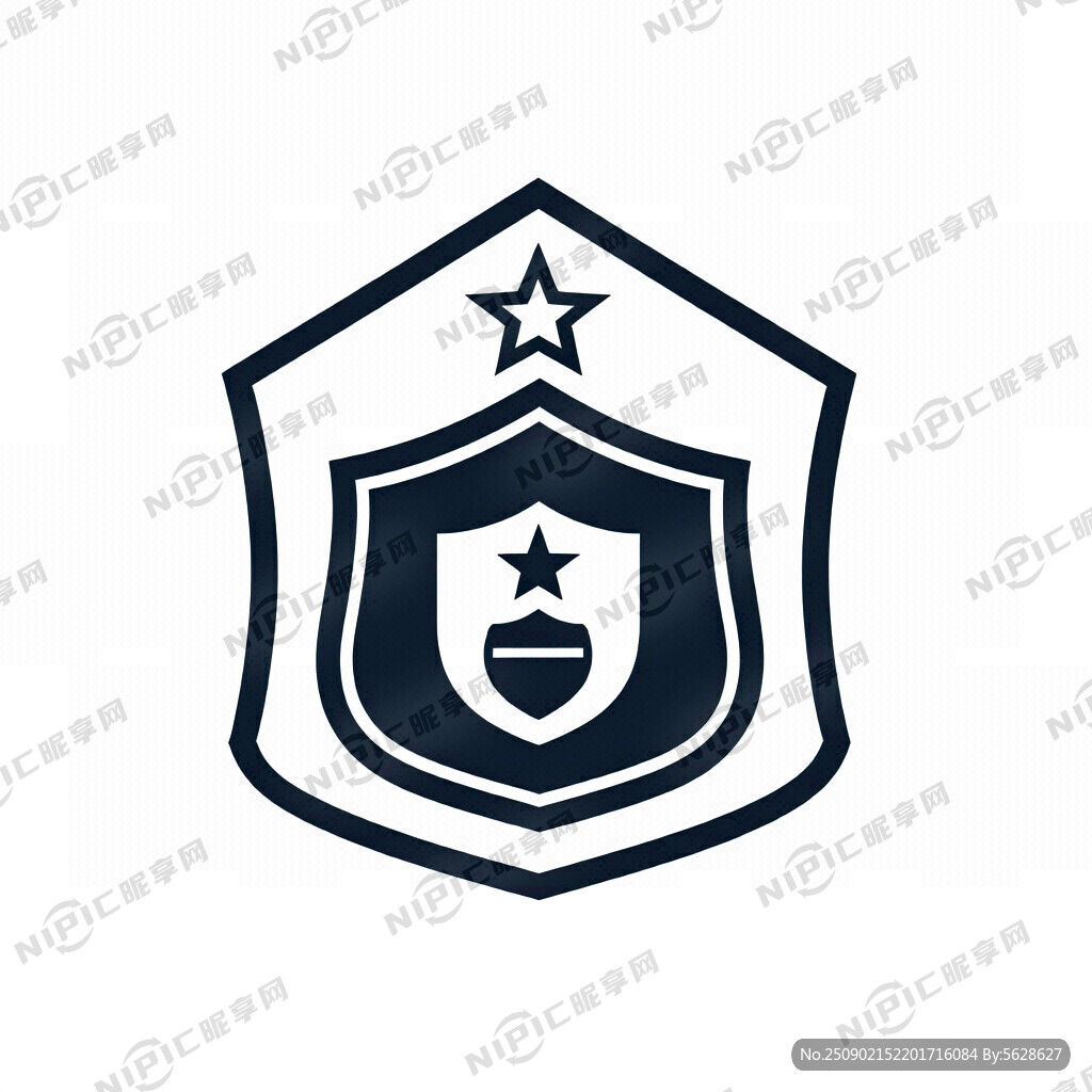 警徽矢量图