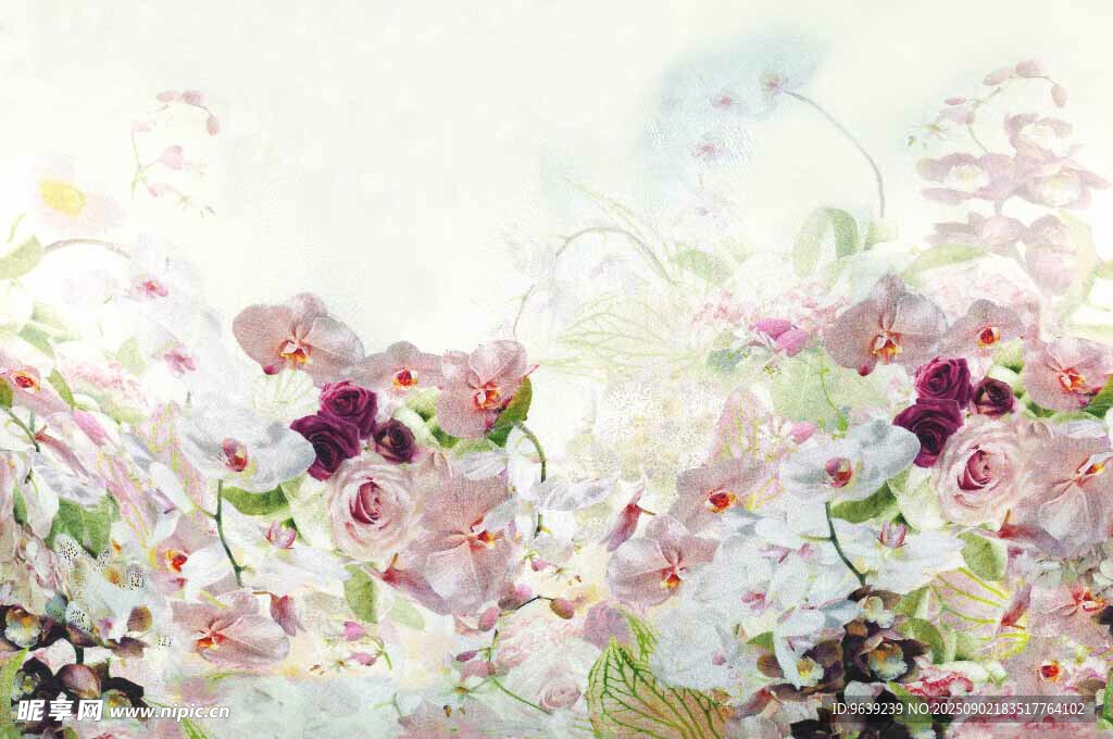 水彩花卉
