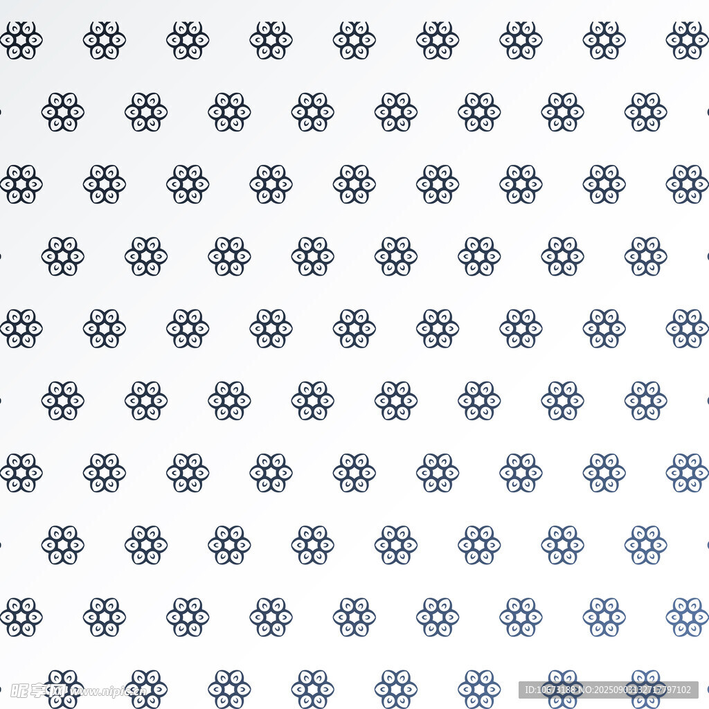 蓝白雪花图案背景纹理