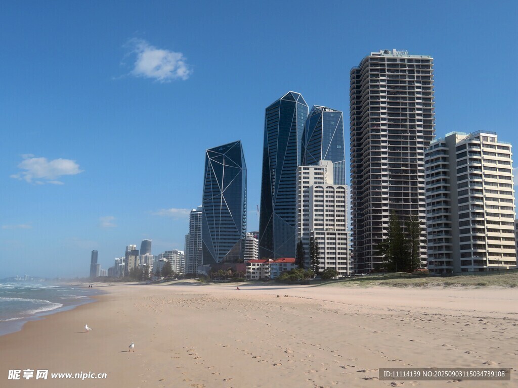 黄金海岸海滩风景