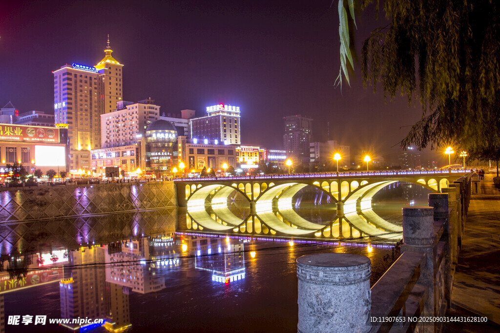 延安夜景