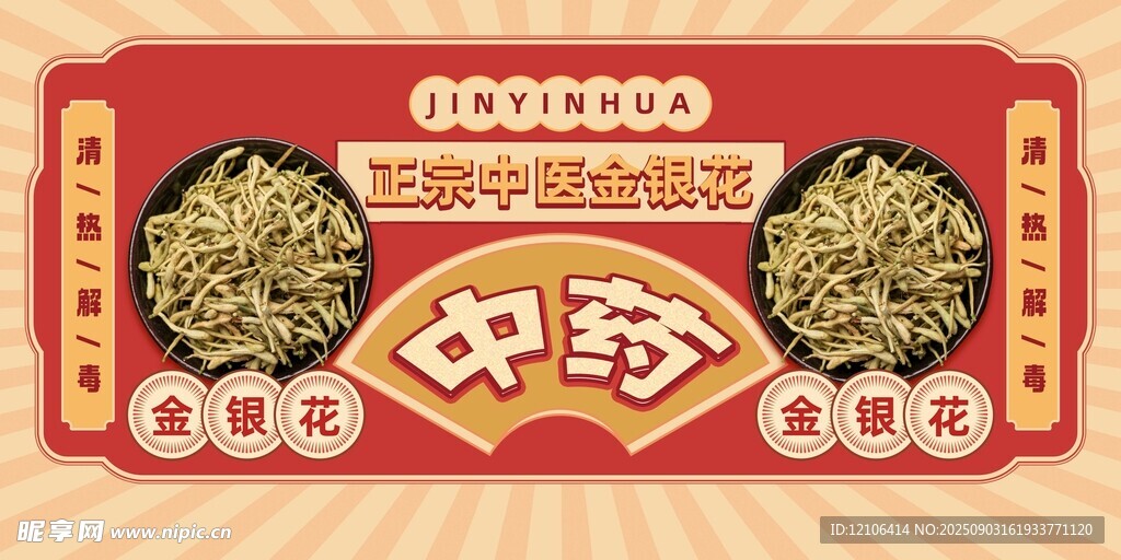金银花海报