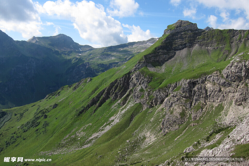 高山绿野风景