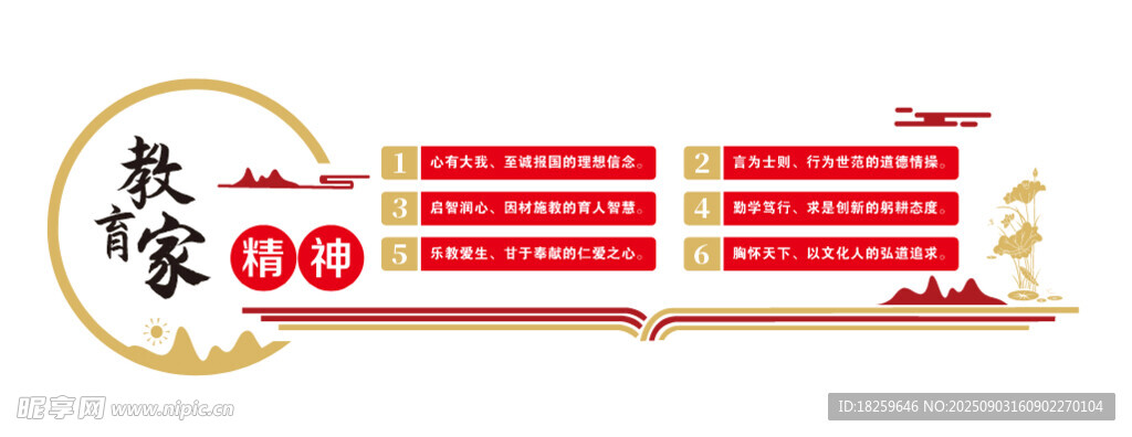 教育家精神 教育家文化墙 学校