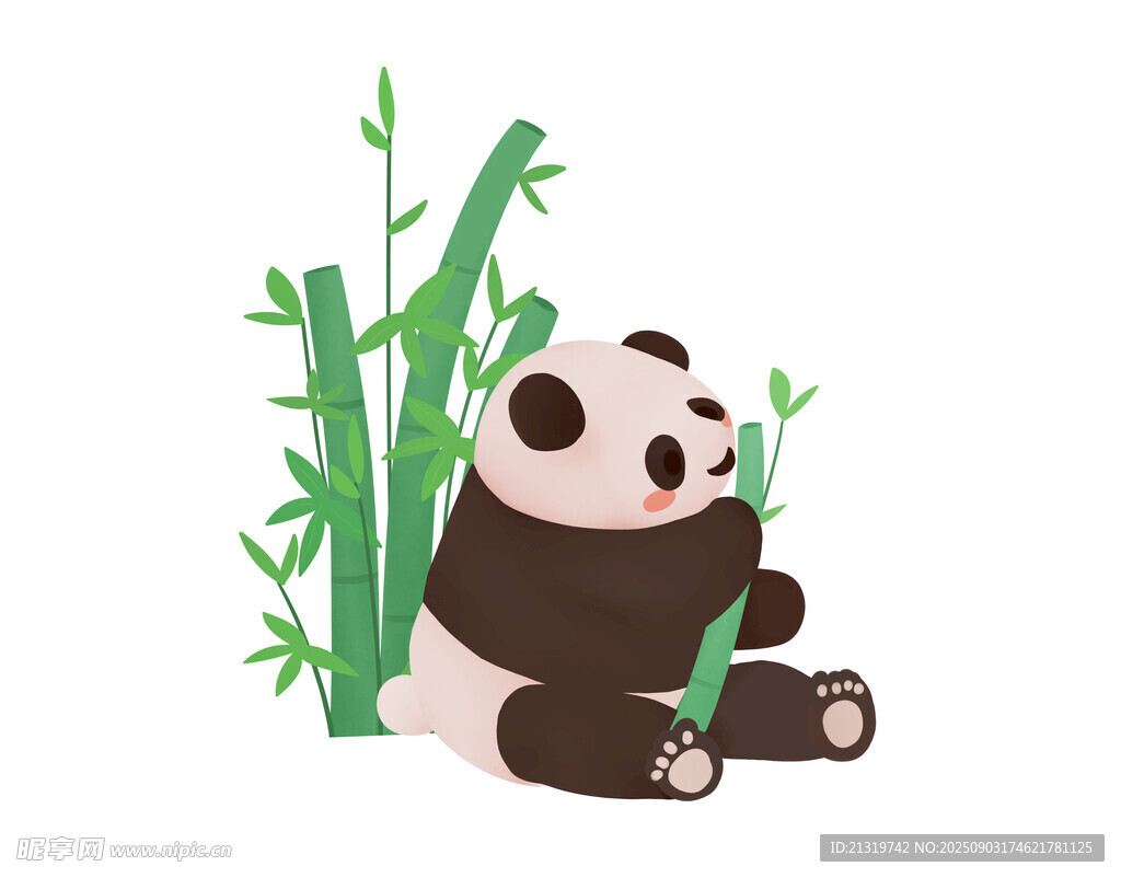 卡通熊猫