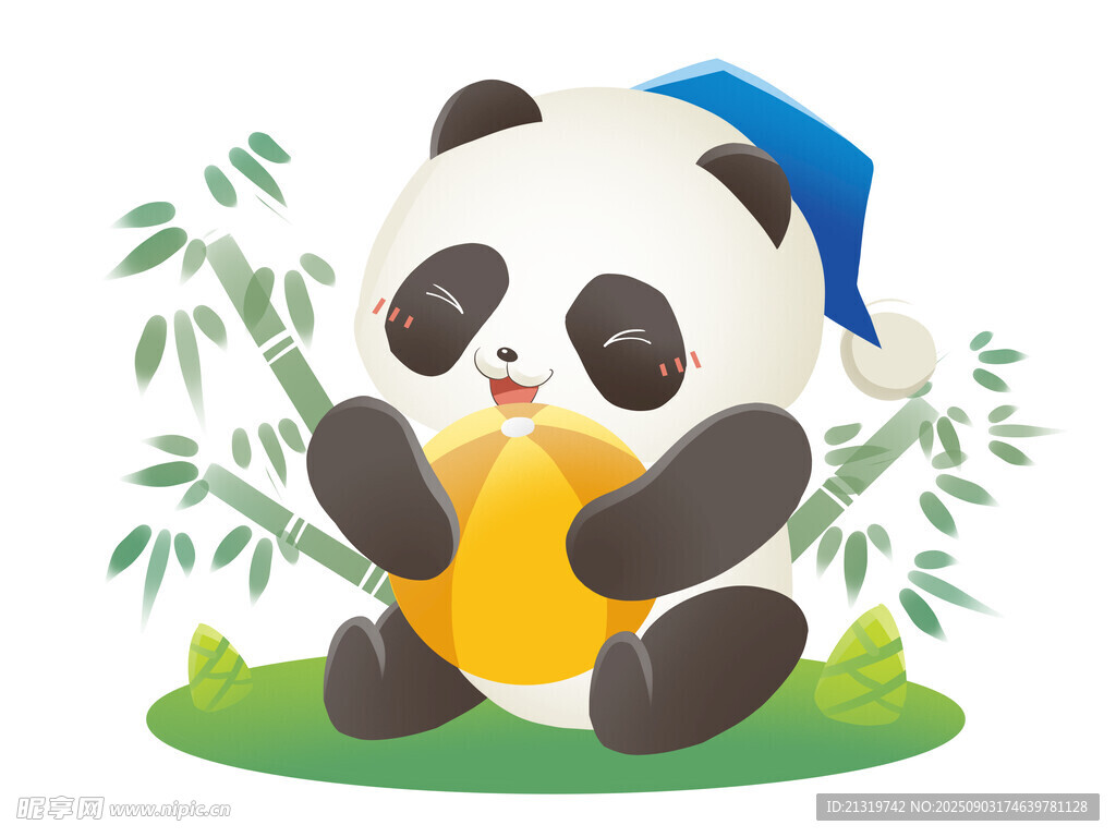 卡通熊猫