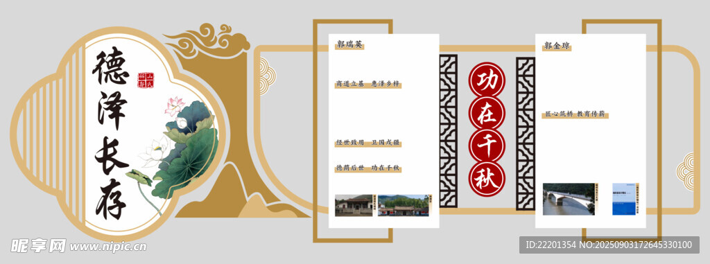 古风文化墙 姓氏源流