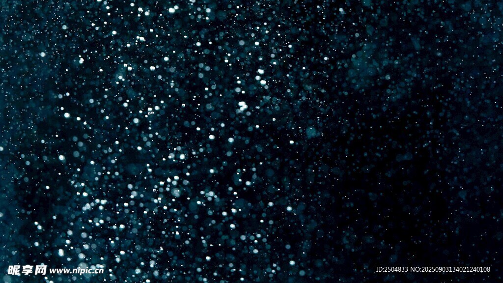 深蓝色闪烁星光背景图