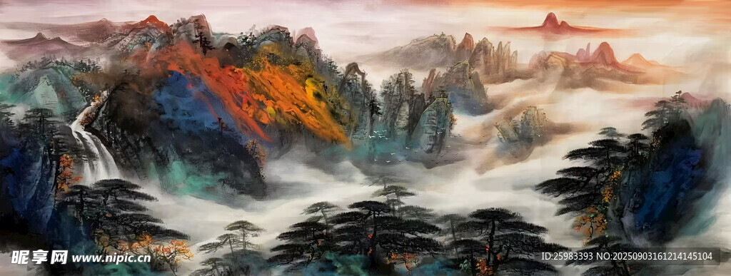 江山红遍图