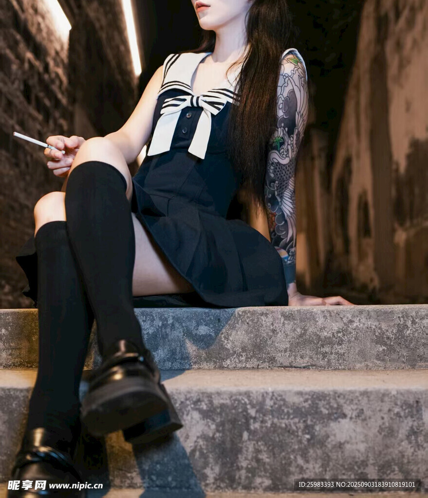 休闲的女孩