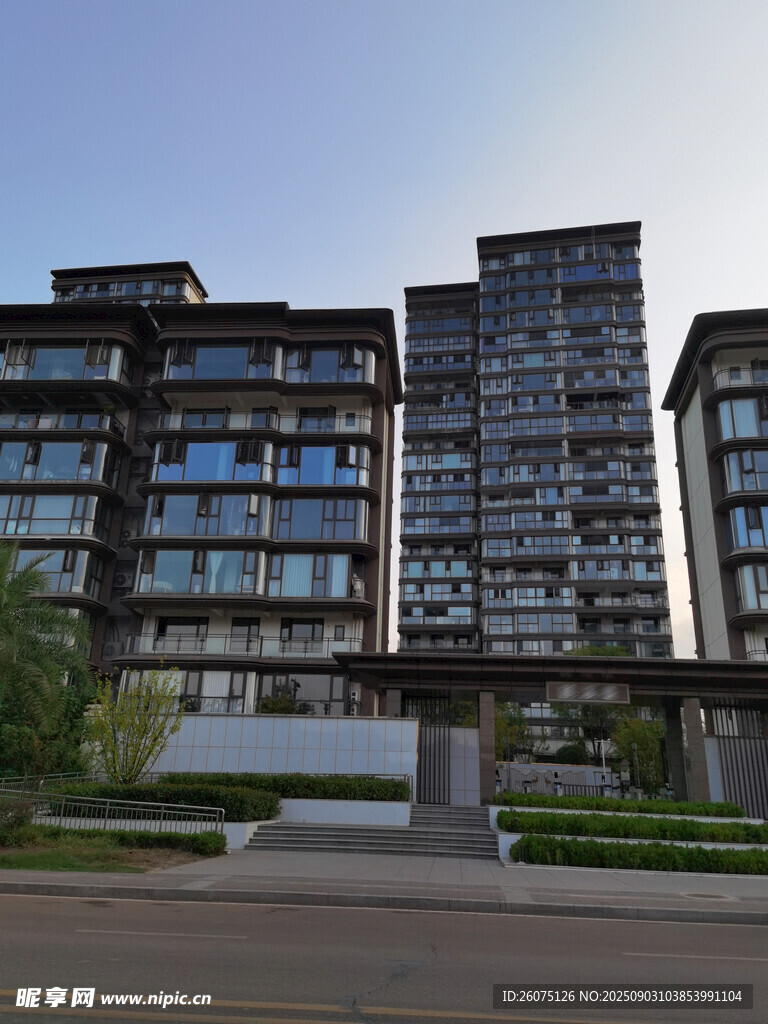现代风格高层住宅景观