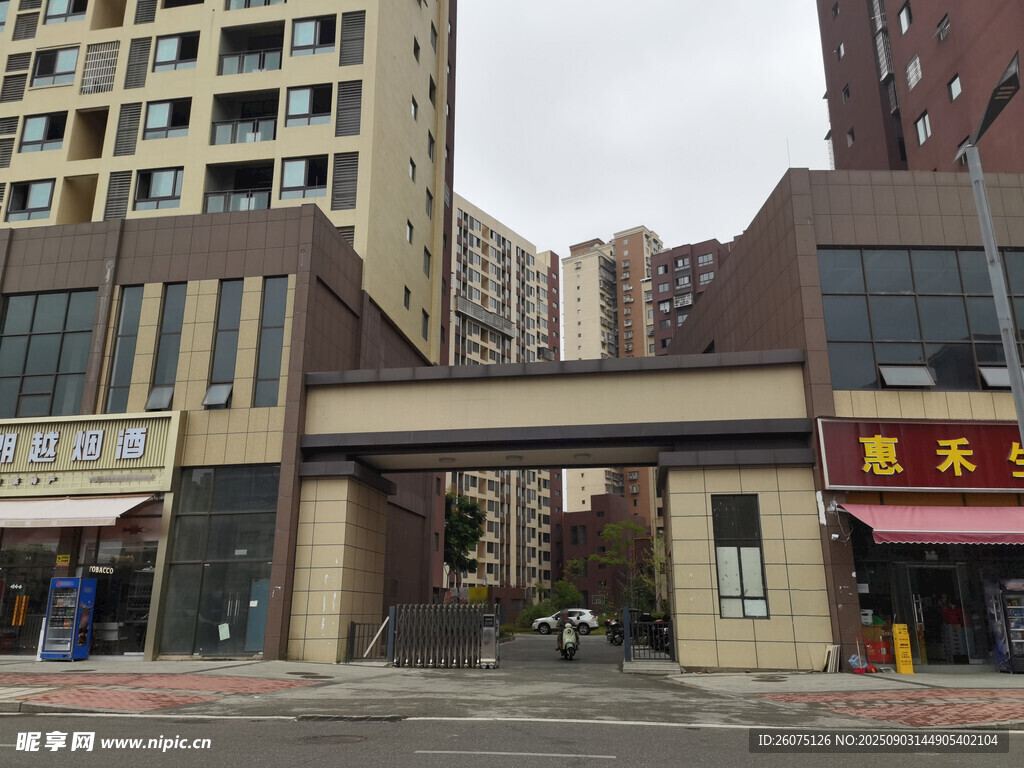 小区入口建筑景观