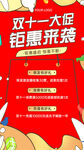 双十一钜惠来袭海报