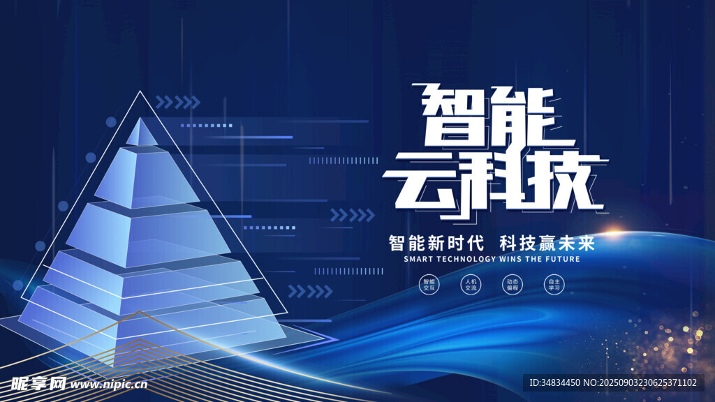智能云科技主题宣传画面