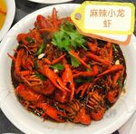 麻辣小龙虾美食特写