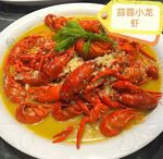 蒜蓉小龙虾美食特写