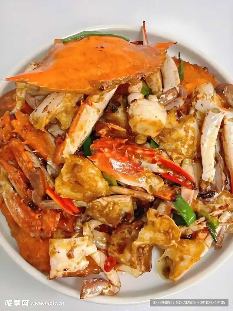 香辣美味炒螃蟹