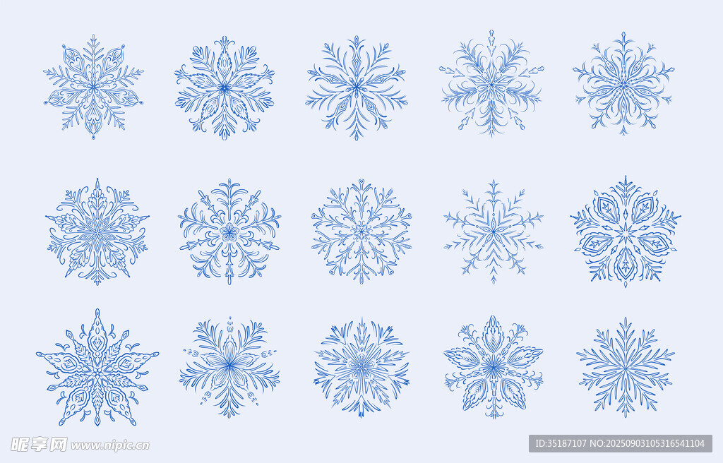 雪花图案