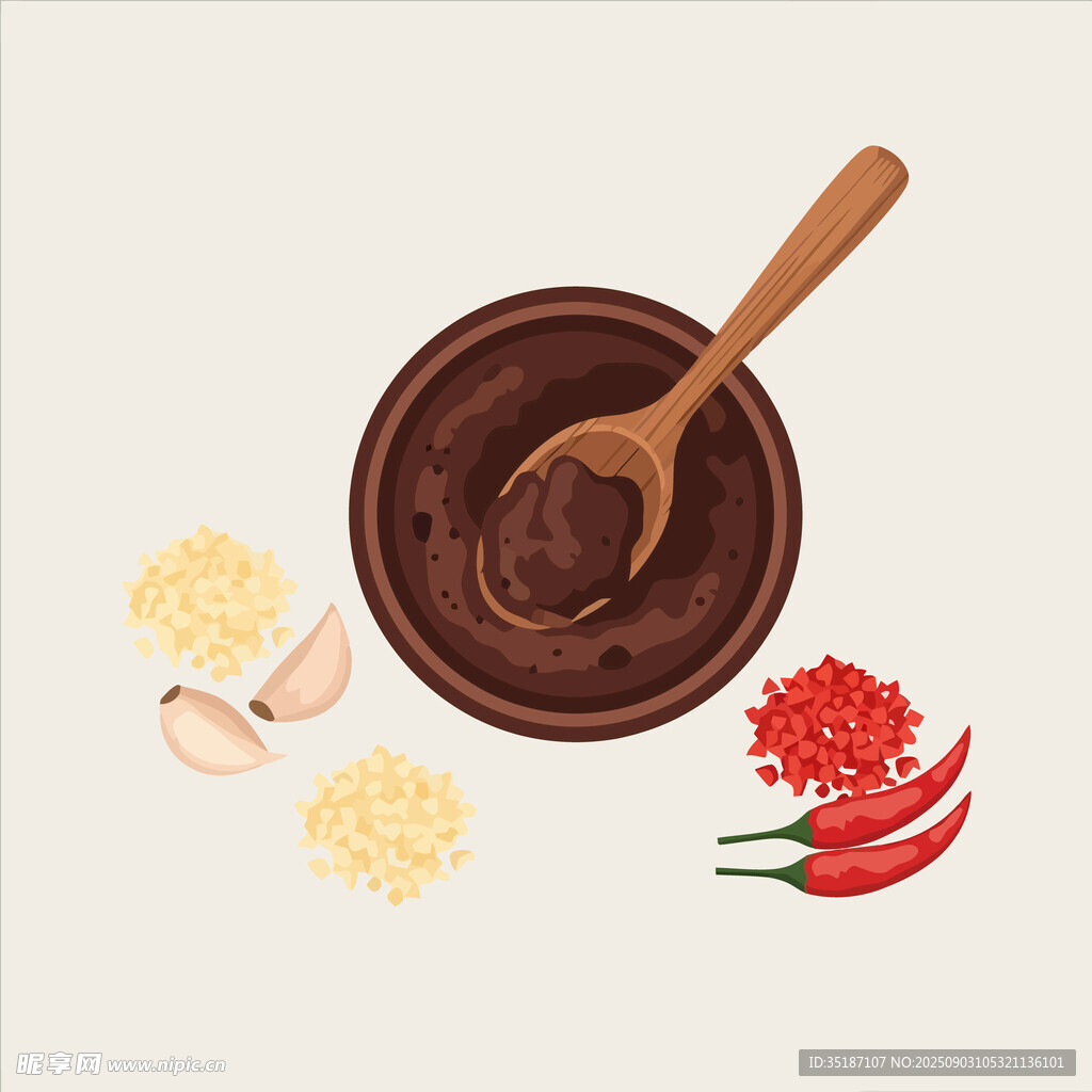 美食食材插图