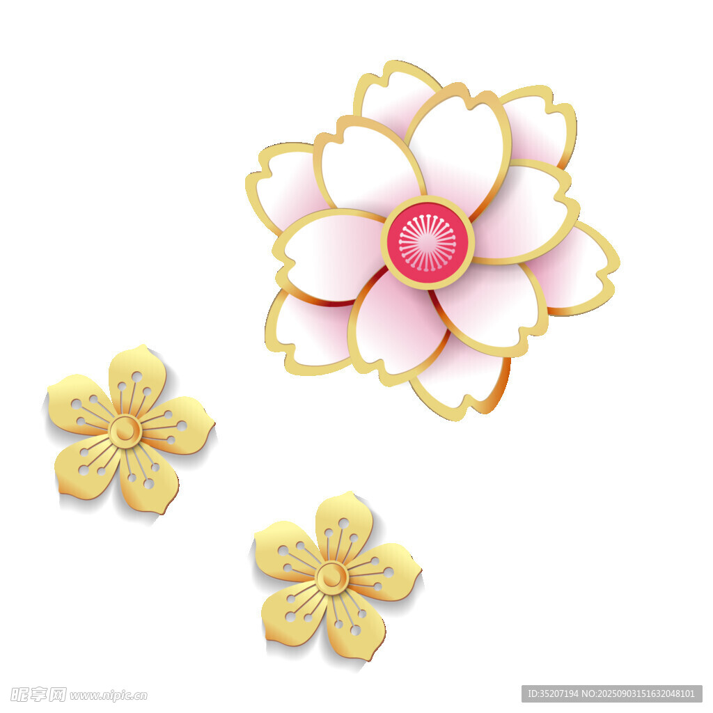 精美花朵饰品