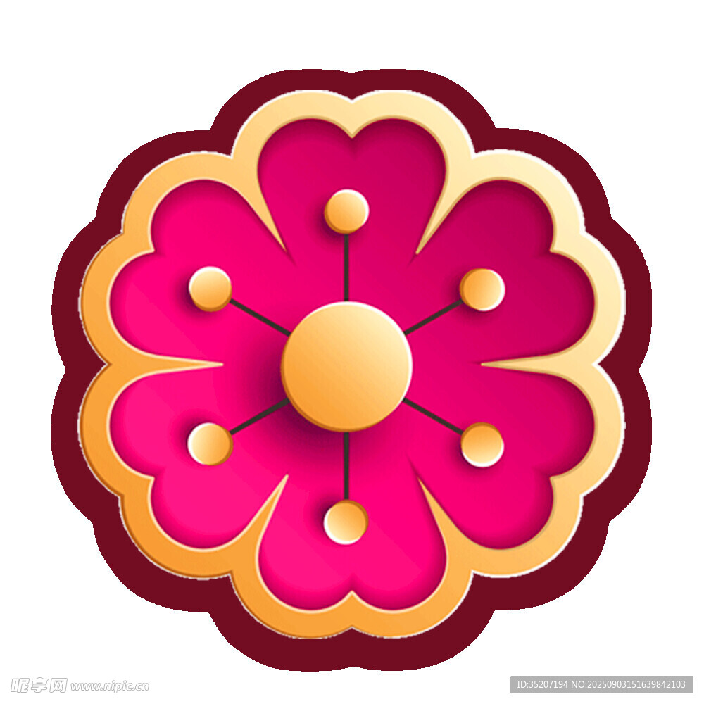 粉色花朵图标