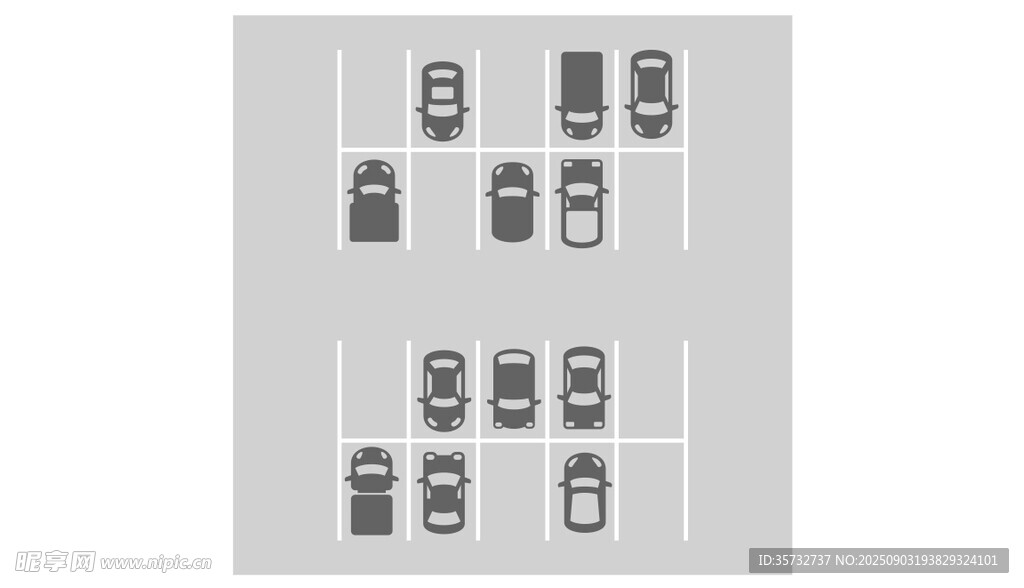停车场俯瞰图