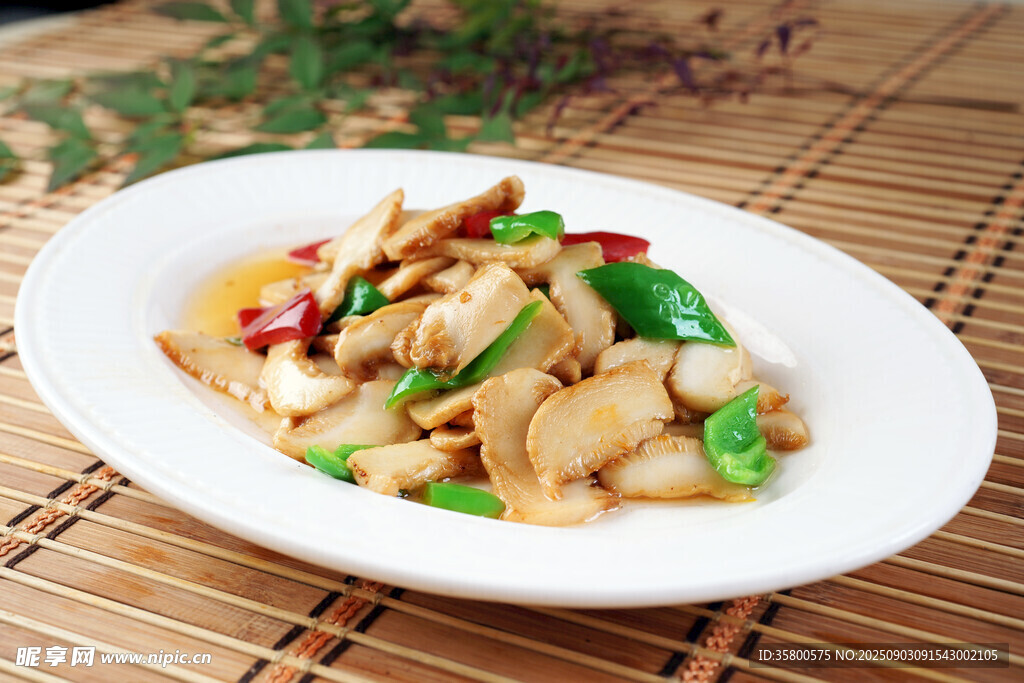 美味炒杏鲍菇