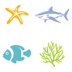 海洋生物图案
