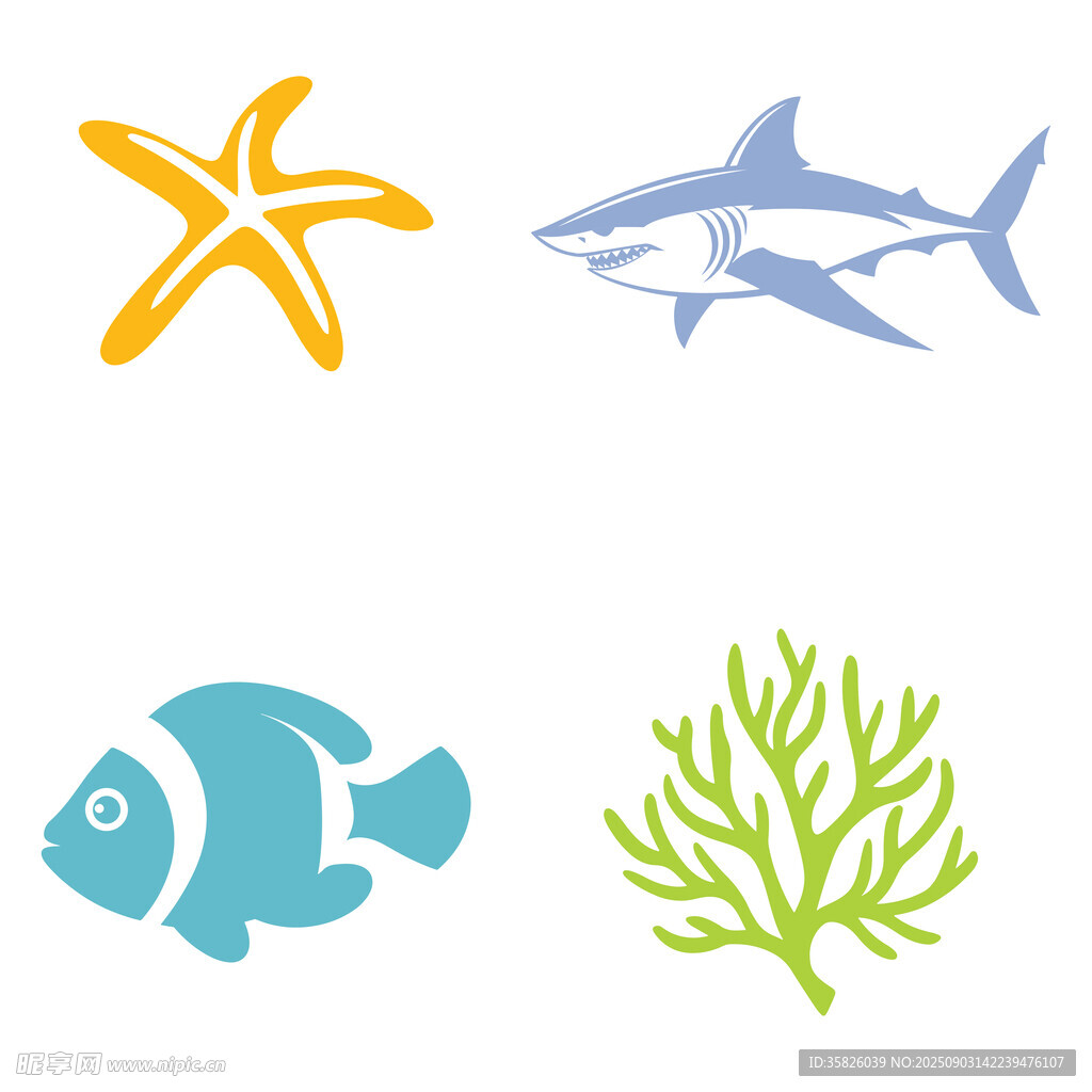海洋生物图案